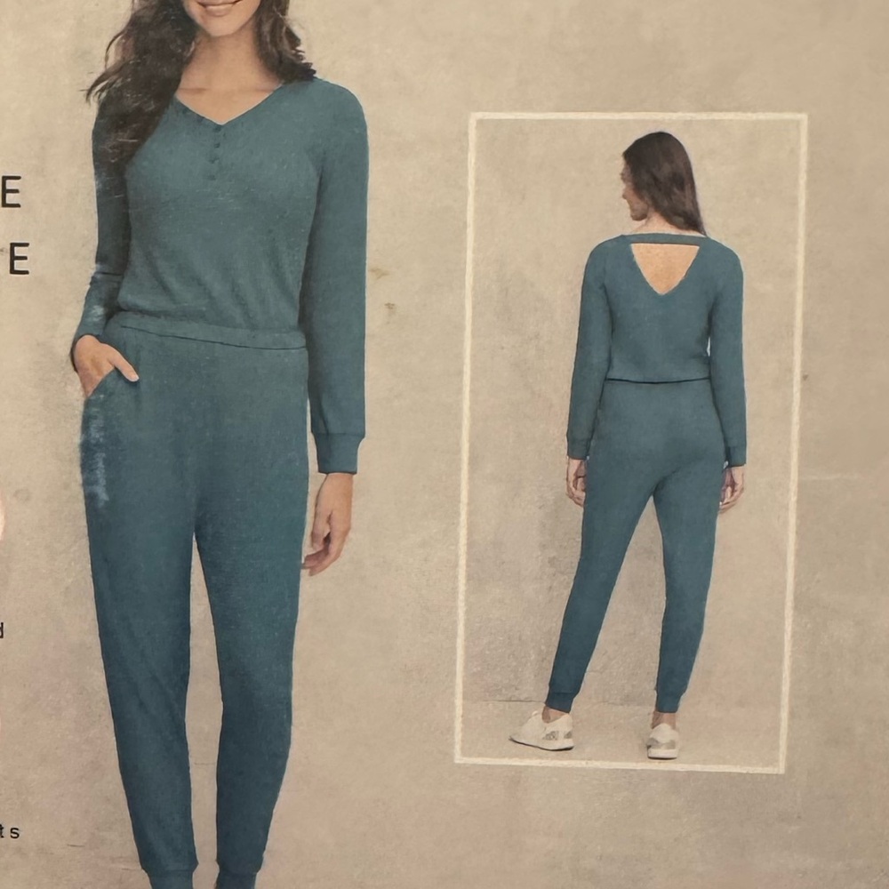 Serra Teal Lounge Wear Set